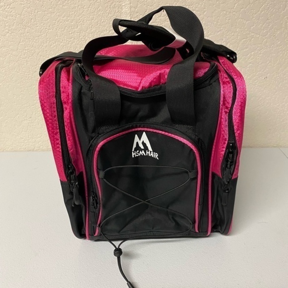 Pink and Black Women's Bowling Ball Bag - Picture 1 of 9